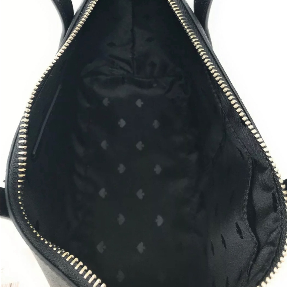 Kate Spade Joeley Small Satchel 4pc Black Glitter - Picture 8 of 8